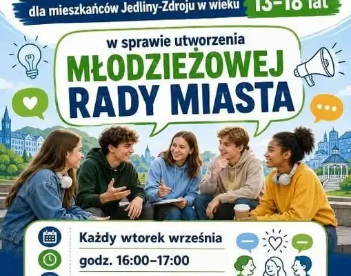 Młodzieżowa Rada Miasta w Jedlinie-Zdroju? Konsultacje dla nastolatków