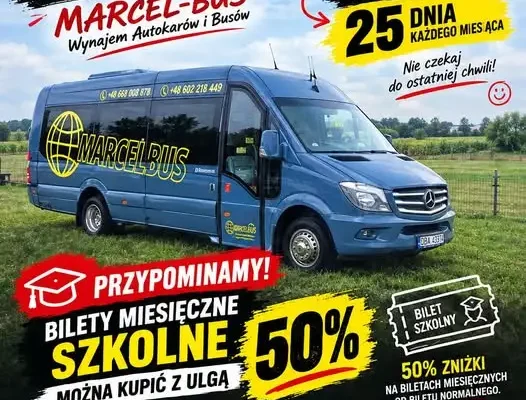Marcel-Bus: bilety miesięczne tylko do 25. dnia miesiąca — sprawdź, czy nie przepłacasz
