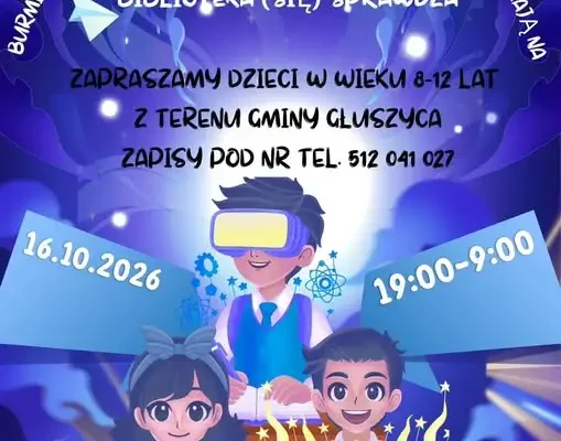 Noc Bibliotek w Głuszycy – XII edycja już 16 października
