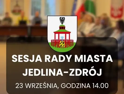 Sesja Rady Miasta Jedlina-Zdrój już 23 września – transmisja online