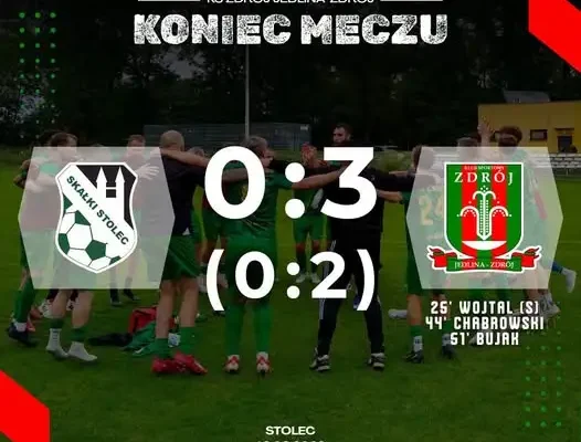 Zdrój Jedlina-Zdrój wygrywa w Stolcu 3:0 w 5. kolejce Klasy Okręgowej
