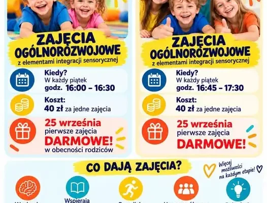 Bezpłatne zajęcia dla najmłodszych w Głuszycy – ruszają już 25 września