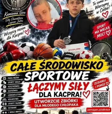 KKS Olimpia Kamienna Góra organizuje zbiórkę na leczenie Kacpra