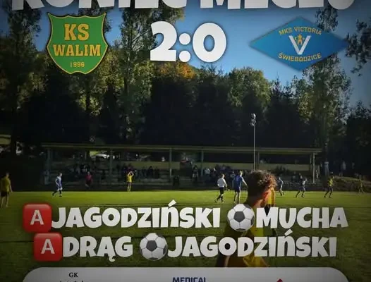 KS Walim wygrywa 2:0. Trzy punkty zostają w Walimiu