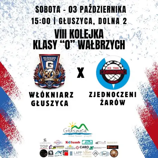 Włókniarz Głuszyca zagra u siebie z Zjednoczonymi Żarów w 8. kolejce