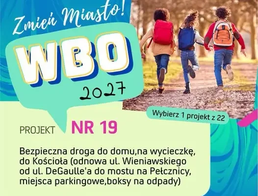 Wieniawskiego w Wałbrzychu: projekt z WBO na rzecz bezpieczeństwa