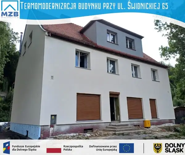 Termomodernizacja w Wałbrzychu: ul. Świdnicka 65 na finiszu prac