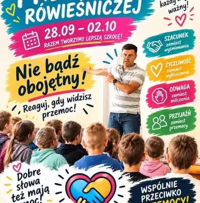 Wałbrzych: Tydzień Przeciwdziałania Przemocy Rówieśniczej w PSP nr 2