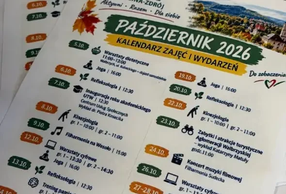 Uniwersytet Trzeciego Wieku w Jedlinie-Zdroju zainaugurował nowy rok akademicki