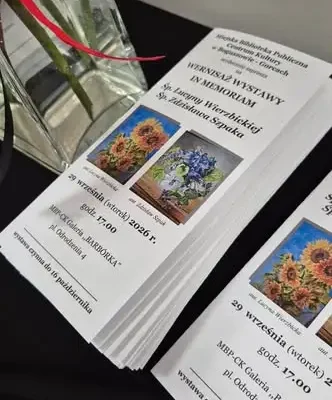 Wernisaż „In Memoriam” w Galerii Barbórka – wieczór wspomnień o Lucynie Wierzbickiej i Zdzisławie Szpaku
