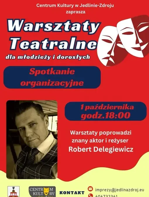 Warsztaty teatralne w Jedlinie-Zdroju – spotkanie organizacyjne już 1 października