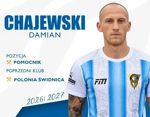 Damian Chajewski wraca do Górnika Wałbrzych jako ostatni transfer letniego okna
