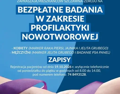 Bezpłatne badania krwi w Szczawnie-Zdroju – zapisy trwają