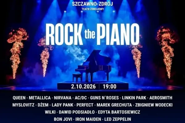 Rock the Piano w Teatrze Zdrojowym w Szczawnie-Zdroju – koncert już 2 października