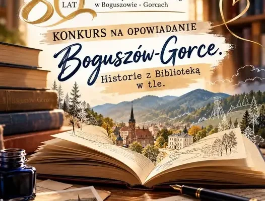 Konkurs literacki na 80-lecie biblioteki w Boguszowie-Gorcach
