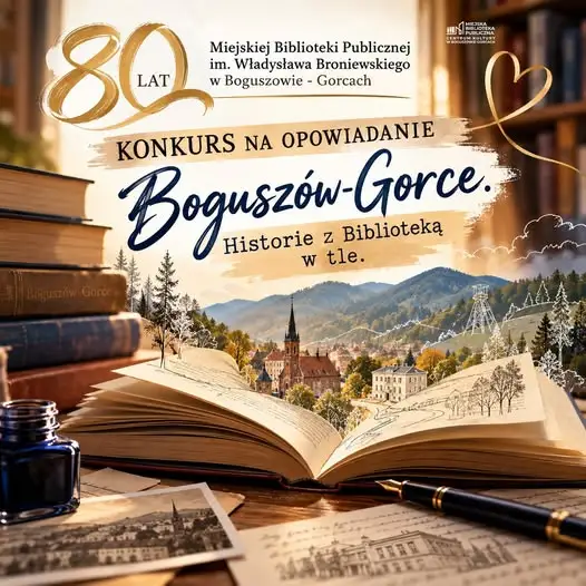 Konkurs literacki na 80-lecie biblioteki w Boguszowie-Gorcach