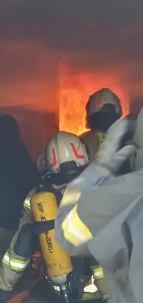 Strażacy ochotnicy z Jedliny-Zdroju na poligonie strażackim