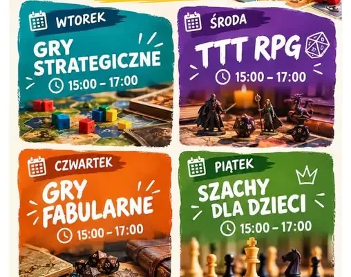 Szachy dla dzieci w Centrum Kultury w Jedlinie-Zdroju – zajęcia w piątki