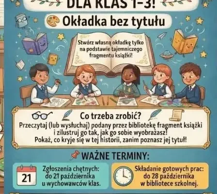 Październik miesiącem bibliotek szkolnych – konkursy dla uczniów