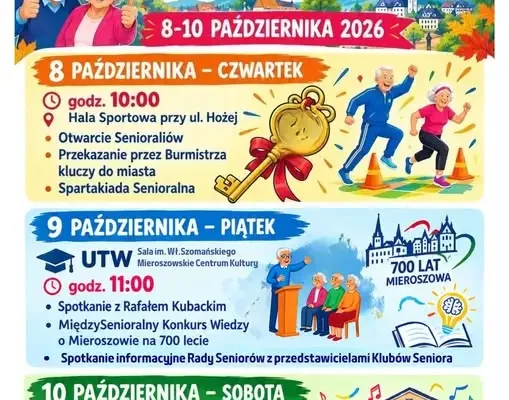 Mieroszowskie Senioralia 2026 – seniorzy przejmują władzę w gminie