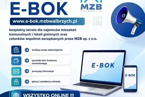 MZB Wałbrzych: e-BOK – załatw sprawy mieszkaniowe online, bez kolejek