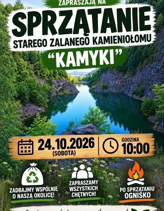 Wspólne sprzątanie „Kamyków” w Głuszycy Górnej – 24 października