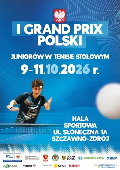 Szczawno-Zdrój: Dwa weekendy z tenisem stołowym – Grand Prix Juniorów i Mastersów