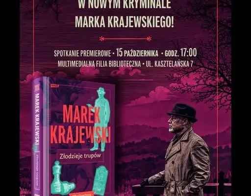Marek Krajewski wraca do Wałbrzycha. Spotkanie z autorem „Złodzieja trupów” już 15 października