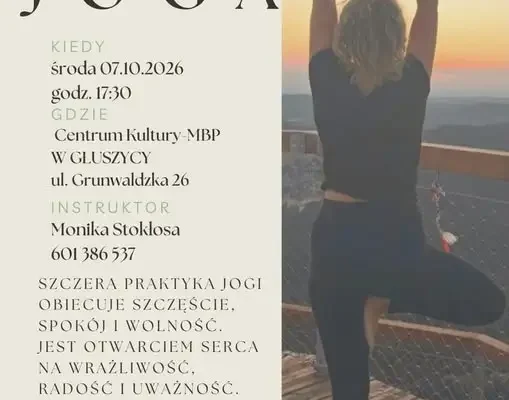 Joga w Głuszycy – pierwsze zajęcia już w środę