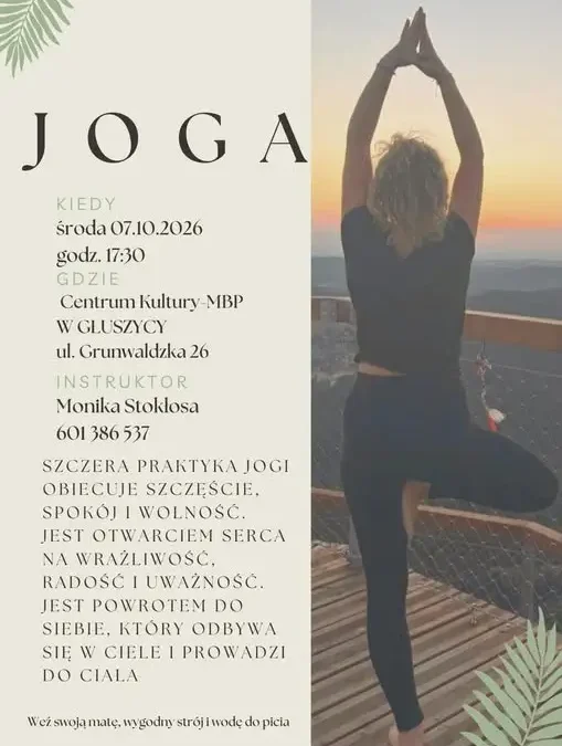 Joga w Głuszycy – pierwsze zajęcia już w środę