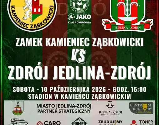 Zdrój Jedlina-Zdrój jedzie do Kamieńca Ząbkowickiego po punkty w 9. kolejce