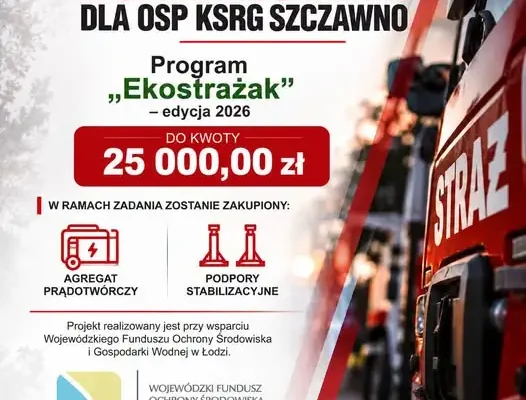 OSP KSRG Szczawno z dofinansowaniem na nowy sprzęt ratowniczy