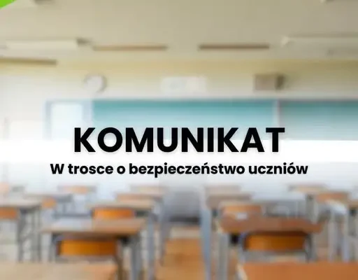 Bezpieczeństwo w szkole w Jedlinie-Zdroju: placówka apeluje o rozwagę i spokój