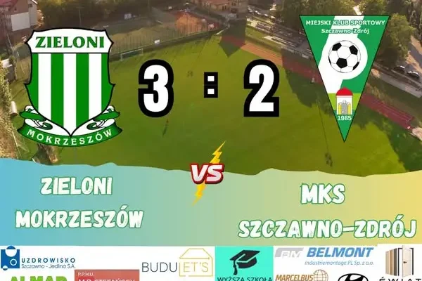 MKP Szczawno-Zdrój przegrywa z Zielonymi Mokrzeszów 2:3 po kontrowersyjnym meczu