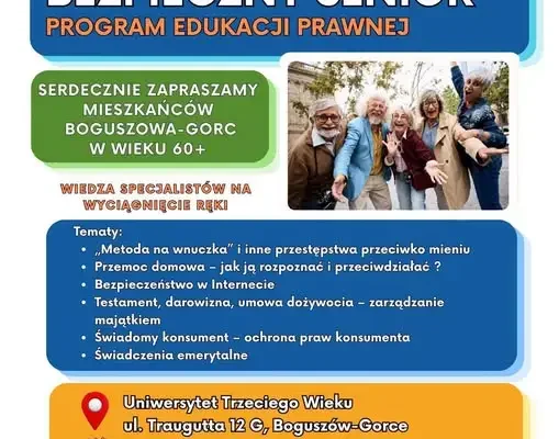 Boguszów-Gorce gospodarzem inauguracji programu „Świadomy Senior – Bezpieczny Senior”