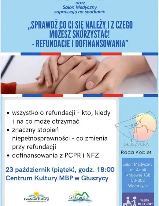 Spotkanie o refundacji i wsparciu dla osób z niepełnosprawnościami w Głuszycy