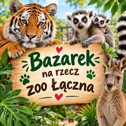 Bazarek charytatywny dla Zoo Łączna – wsparcie w trudnym czasie