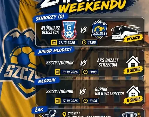 Piłkarski weekend w Boguszowie-Gorcach: sprawdź harmonogram meczów