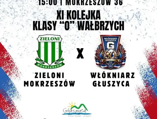 Zieloni Mokrzeszów zapraszają na sobotni mecz z Głuszycą