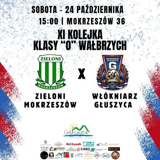 Zieloni Mokrzeszów zapraszają na sobotni mecz z Głuszycą