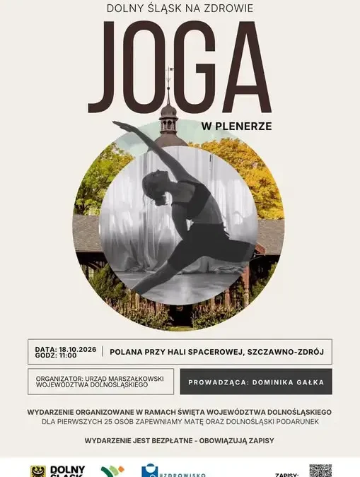 Joga w plenerze w Szczawnie-Zdroju – dziś o 11:00