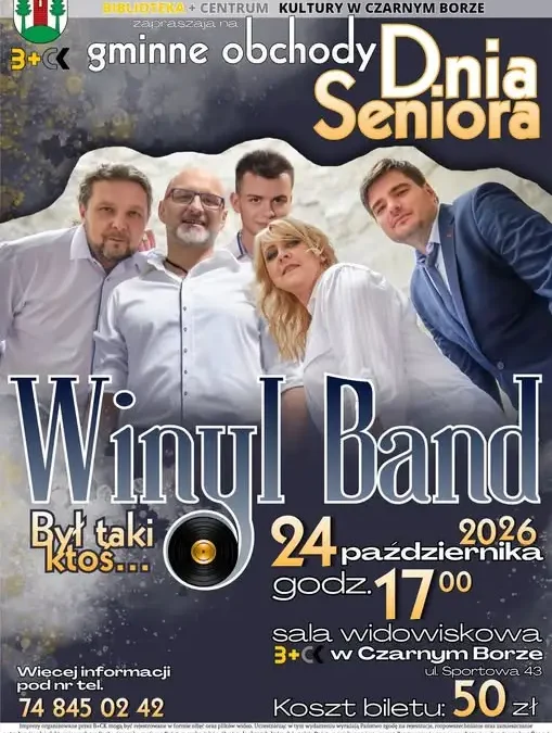 Dzień Seniora w Czarnym Borze – koncert już w sobotę, zostały ostatnie bilety