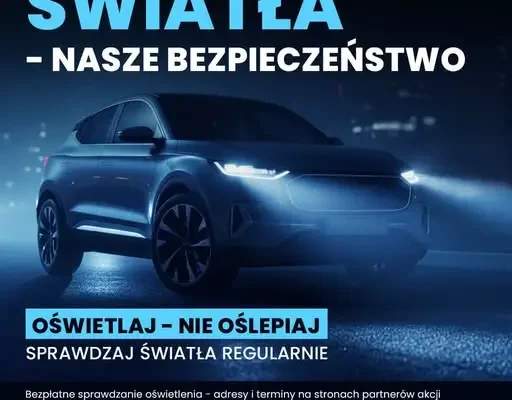 Bezpłatne sprawdzenie świateł w aucie – już dziś pierwsza okazja