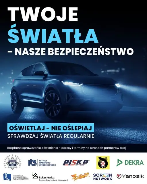 Bezpłatne sprawdzenie świateł w aucie – już dziś pierwsza okazja