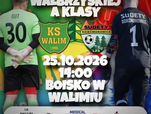 Derby gminy Walim: KS Walim zmierzy się z Sudetami Dziećmorowice