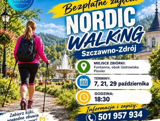 Nordic walking w Szczawnie-Zdroju: bezpłatne zajęcia już dziś