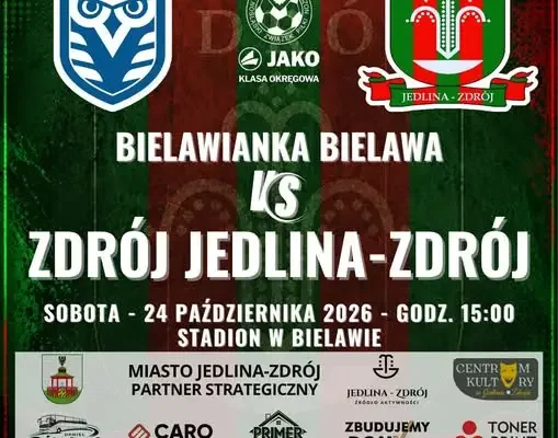 Zdrój Jedlina-Zdrój zmierzy się z liderem Bielawianką Bielawa