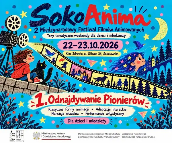 SokoAnima 2026: drugi festiwal animacji w Sokołowsku startuje już 22 października