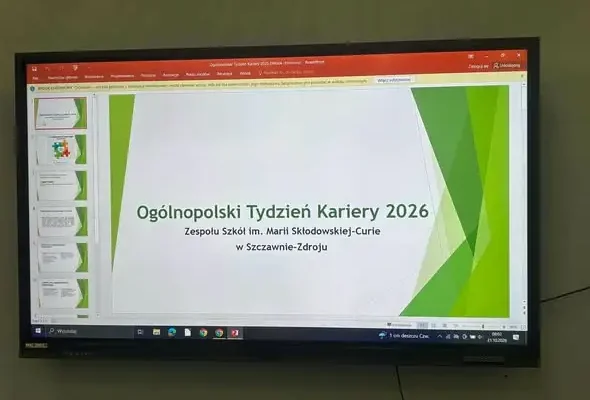 Szczawno-Zdrój: uczniowie spotkali się z doradcą zawodowym w ramach Ogólnopolskiego Tygodnia Kariery