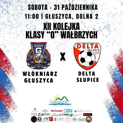 Włókniarz Głuszyca zagra w sobotę z Deltą Słupice. Mecz przy Dolnej 2